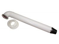 Комплект дымоход коаксиальный удлинитель для турбированых / традиционных котлов d60/100 AL + Fe