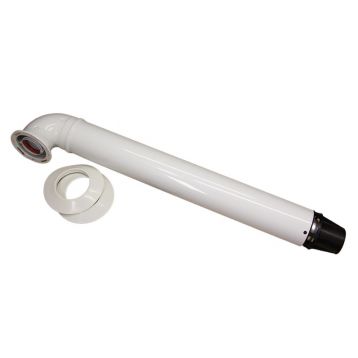 Комплект дымоход коаксиальный удлинитель для турбированых / традиционных котлов d60/100 AL + Fe