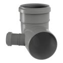 Коліно з боковим відводом ліве HTB Ø110/50 87°/67° L Valsir S.p.A. (VS0554003)
