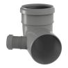 Коліно з боковим відводом ліве HTB Ø110/50 87°/67° L Valsir S.p.A. (VS0554003)