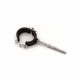 355/G Хомут прорезиненный стальной PRATIKO® 3/4" Ø26,5÷28 мм с кронштейном M8 x 100 мм RM (355304001)