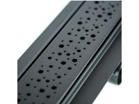 Решетка для душевого лотка ЧЕРНАЯ 800 мм AQUA AMBIENT SPOT нержавейка Uponor GmbH (1136424)