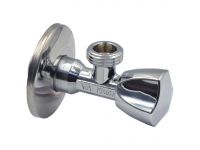 Кран вентильный для сантехприборов Ø1/2" х 1/2" треугольная ручка VA Albertoni srl (C428685)