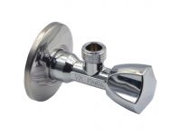Кран вентильный для сантехприборов Ø1/2" х 3/8" ручка треугольная VA Albertoni srl (C426485)