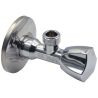 Кран вентильний для сантехприладів Ø1/2" х 3/8" трикутна ручка VA Albertoni srl (C426485)