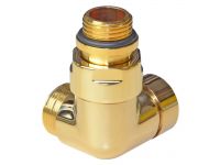 Кран отсекающий трехосный GOLD Ø1/2" х 24-19 SX (левый) CORNER Carlo Poletti Srl (V74211HSX)