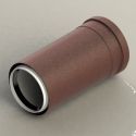 Патрубок с изоляцией для конденсации. котлов Ø80 мм (кожух Ø100 мм) L500 mm COPPER GROPPALLI S.R.L (A44.040.000003)