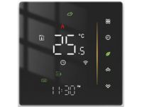 Термостат кімнатний Konveka TW24 Wi-Fi Black (TW24BK)