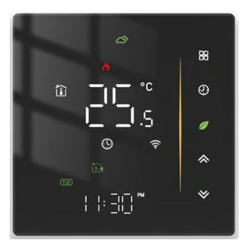 Термостат комнатный Konveka TW24 Wi-Fi Black (TW24BK)