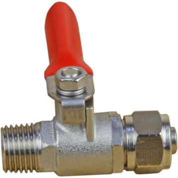 Кран 1/4 "С x 3/8" трубка для систем обратного осмоса Kinetico (265100)
