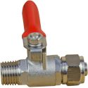 Кран 1/4 "С x 3/8" трубка для систем обратного осмоса Kinetico (265100)