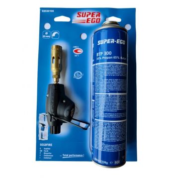 Набор SEGOFIRE PIEZO горелка 1850° + баллон BTP 300 Super Ego выписывай 58100 (3555500)
