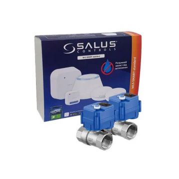 NEW Комплект защиты от протечки на две точки WLS Smart STANDARD (2E-HC220B-1/2) SALUS Controls (615841154)