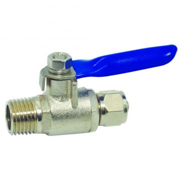 Кран 1/4" З x 1/4" трубка для систем зворотного осмосу Kinetico (265000) - 1