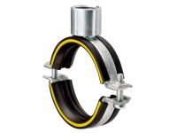 154832 Хомут (без шпильки) Single bossed clamp DÄMMGULAST yellow Ø 200мм (197-203) 1/2 оц. MÜPRO