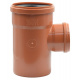 035165E Редукционный тройник (наружная канализация) 160/110 87° PVC (Ral 8023) REDI s.p.a.