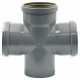 Крестовина (наружная канализация) Ø110 87° PVC (Ral 7037) REDI s.p.a. (0381142)