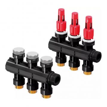 Модульний пластиковий колектор з 3-ма витратомірами Uponor GmbH (1030583)