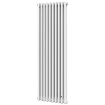 Трубчатый радиатор Multicolumn H1800 3-14 (секций) конф.D (нижнее 1/2") RAL9016 DeLonghi (0Q00318001400D0)