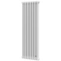 Трубчатый радиатор Multicolumn H1800 3-14 (секций) конф.D (нижнее 1/2") RAL9016 DeLonghi (0Q00318001400D0)