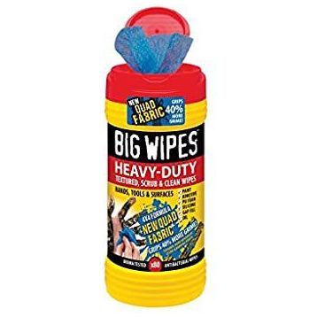 Серветки чистячі промислові 20 см х 30 см туба 96 шт BIG WIPES INDUSTRIAL "+" (20208016)