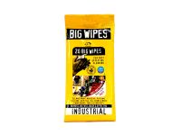 Серветки чистячі промислові 17 см х 25 см упаковка 20 шт BIG WIPES INDUSTRIAL (20130000)