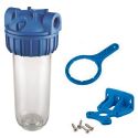 Фильтр-колба Atlas Filtri PLUS 3P 1" (латунь) 10" (senior) BFO SX 45°C 8 bar KIT (ZA121T640)