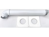 Комплект димохід коаксіальний для котлів d80/125 AL + FE