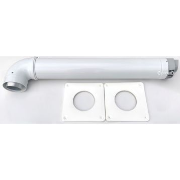 Комплект дымоход коаксиальный для котлов d80/125 AL+FE
