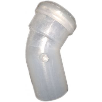 Колено для конденсационного котла d60mm 45 градусов (CE.00.46 PP)