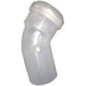 Колено 45 градусов для газового конденсационного котла d60mm (CE.00.46 PP)