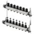 Колектор (нержавійка) з витратомірами Smart S Ø1 НГ x 7 х 3/4" Uponor GmbH (1086543 / 1140838)