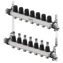Коллектор (нержавейка) с расходомерами Smart S Ø1 НГ x 7 х 3/4" Uponor GmbH (1086543 / 1140838)