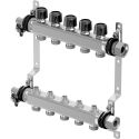 Коллектор (нерж.) с проц. кранами Smart S LS Ø1 нг x 6 х 3/4" Uponor GmbH (1088049 / 1140867)