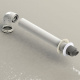 BB12241 Коаксиальний гор. компл. PP+PP ПЗ/ГВ для конд. котлів Ø60/100 mm L750 mm