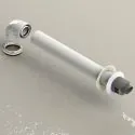 Коаксиальный горизонтальный комплект PP+PP ПО/ГВ для конденсационных котлов Ø60/100 мм L750 мм (BB12241)