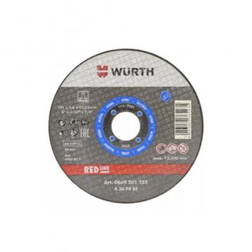 0669201251 Круг відрізний BLUE-ST-SR-TH1,6-BR22,23-D125 мм RED LINE WURTH