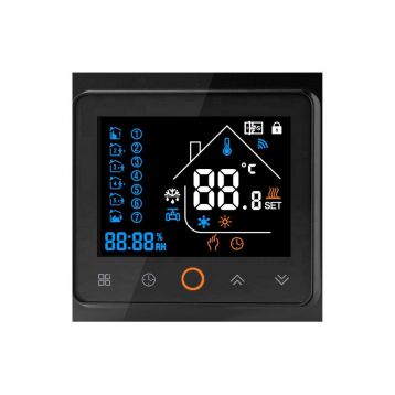 Термостат с ZigBee управлением Tervix Pro Line для газового/электрического котла, черный (117330)