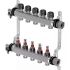 Колектор (нержавійка) з витратомірами Smart S Ø1 НГ x 12 х 3/4" Uponor GmbH (1086548 / 1140843)