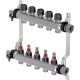 Коллектор (нержавейка) с расходомерами Smart S Ø1 НГ x 5 х 3/4" Uponor GmbH (1086541 / 1140836)