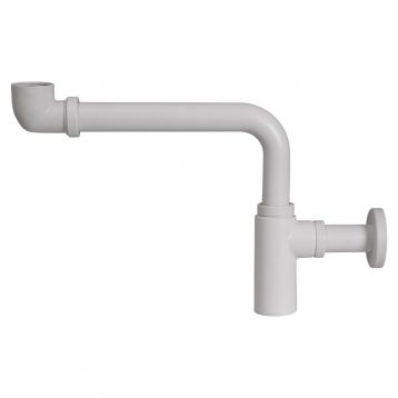 Ghidini SpA Сифон латунный белый BIANCO для умывальника (под автопробку) BRIGITTE Ø32 х 1 1/4" (486114SSB)