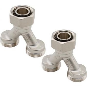 Трійник Y-подібний (Євроконус) Ø3/4" ВР - 3/4" ЗР - 3/4" ЗР (2 шт.) Uponor GmbH (1005675)