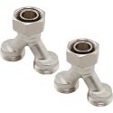 Трійник Y-подібний (Євроконус) Ø3/4" ВР - 3/4" ЗР - 3/4" ЗР (2 шт.) Uponor GmbH (1005675)