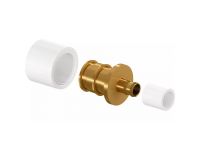 Соединитель PE-Xa Q&E редукционный Ø20 x 9,9 мм вкл. 1 PE-X кольцо 9,9 и 20 Uponor GmbH (1020518)