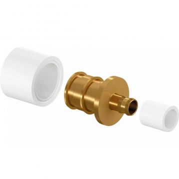 Соединитель PE-Xa Q&E редукционный Ø20 x 9,9 мм вкл. 1 PE-X кольцо 9,9 и 20 Uponor GmbH (1020518)