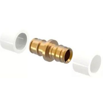 Соединитель PE-Xa Q&E с двумя кольцами PE-X для труб Ø16 x 16 мм Uponor GmbH (1058660)