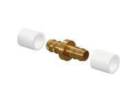 З'єднувач PE-Xa Q&E Ø9,9 х 9,9 з двома кільцями PE-X Uponor GmbH (1005264)