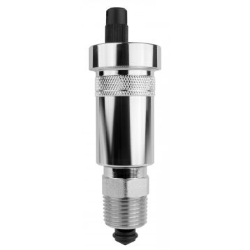 Автоматический распределитель AFRISO PrimoVent G3/8" с Aquastop и отсечным клапаном 1/2" никелированный (7773561)