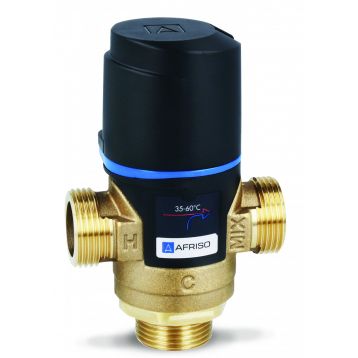 Клапан термостатичний, змішуючий AFRISO ATM341 DN15, G3/4", 20-43°C, Kvs 1,6 м3/г (1234110)