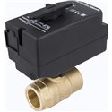 2х ходовой шаровой клапан с приводом AFRISO BEV 230 B АС, DN20, Rp3/4", kvs45 м3/г, н/с (9021200)